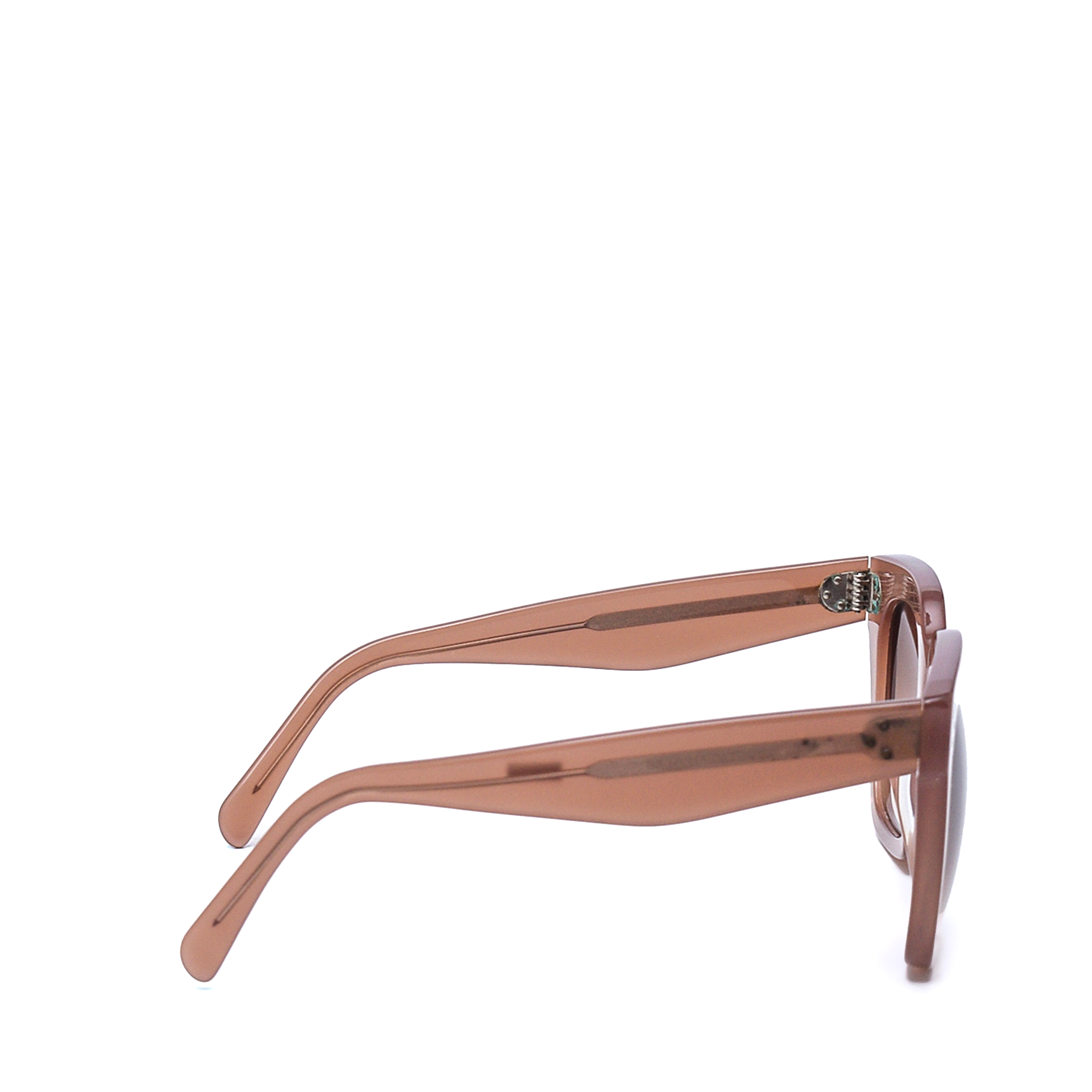 Celine - Brown Acetate Thick Frame Havana Sunglasses